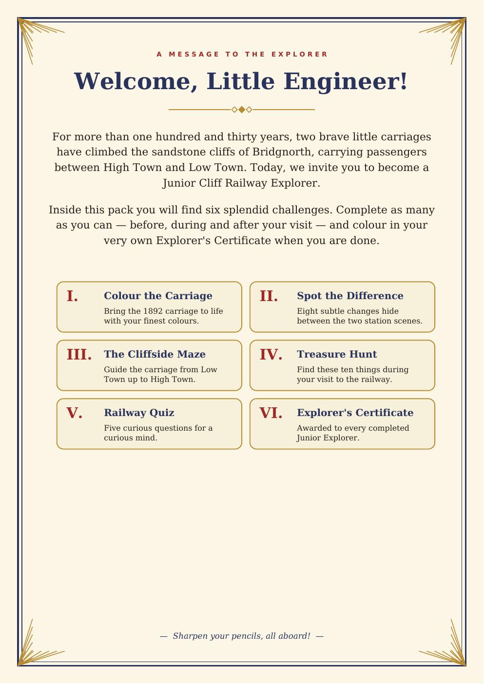 Activity pack page 1